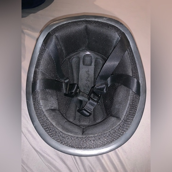 Daytona Skull Cap Helmet Barbed Roses half cap Women’s Medium - Picture 4 of 8